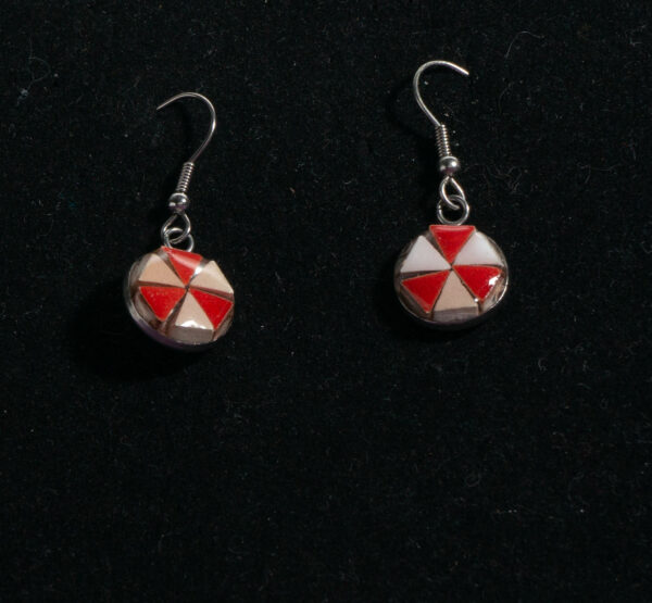 Mosaic Earrings: Peppermint Patties