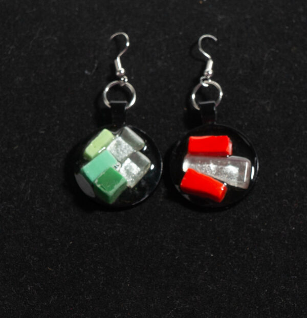 Mosaic Earrings: Melon Pop Earrings