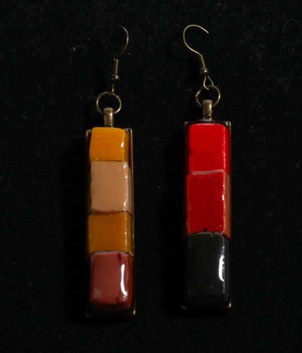 Mosaic Earrings: Sunset Earrings
