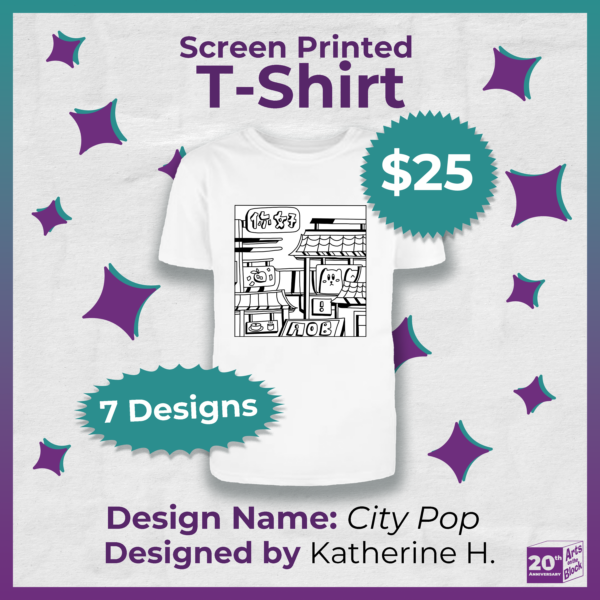 Screenprinted Tee - City Pop