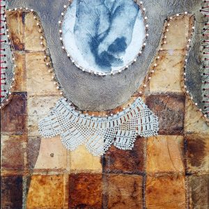 Carien Quiroga, Simply Love, 2019, mixed media, 12"x16", NFS
